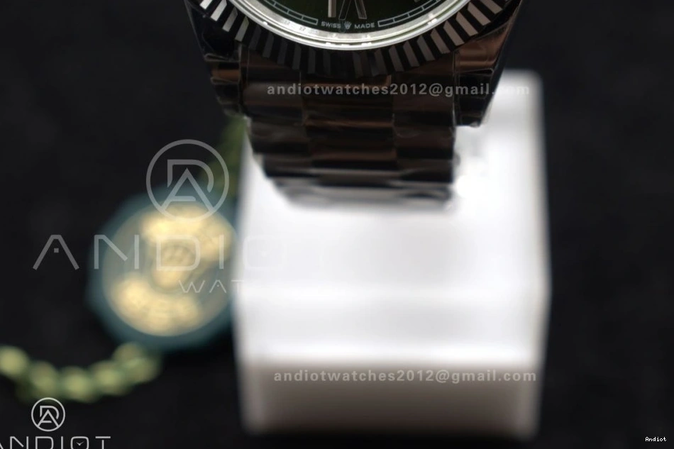 Dial Green on GSF Bracelet DayDate SS Bezel A2836 Gain 40 Roman President Weight 0418